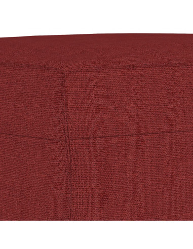 Panca Rosso Vino 70x35x41 cm in Tessuto