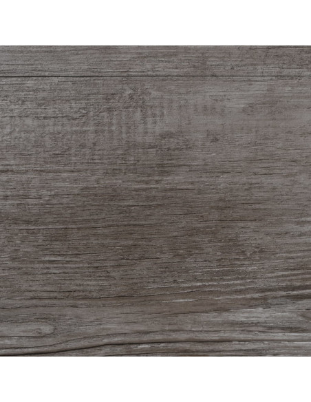 Listoni Autoadesivi in PVC 5,21 m² 2 mm Legno Marrone Opaco