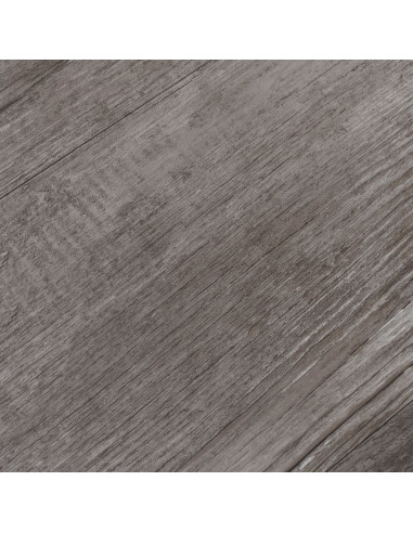 Listoni Autoadesivi in PVC 5,21 m² 2 mm Legno Marrone Opaco