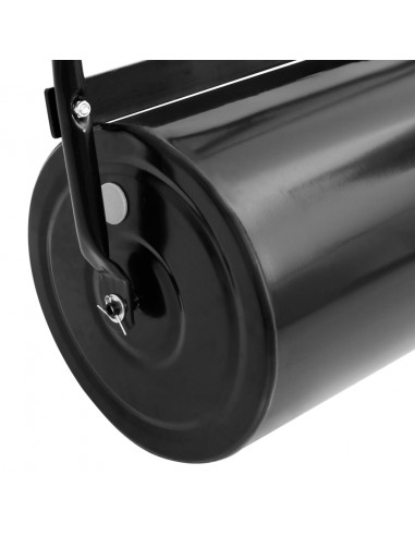 Rullo da Giardino con Manico Nero 63 L Ferro e Acciaio