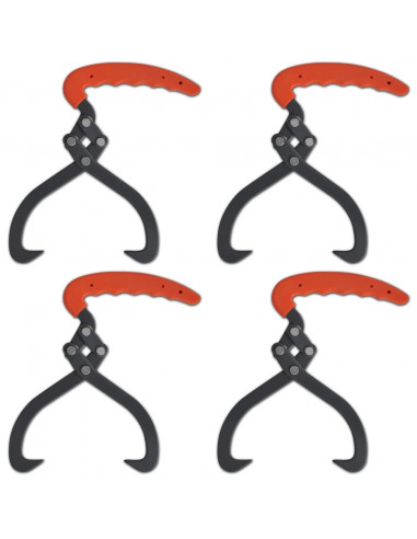 Pinze Tenaglie per Tronchi 4 pz con Manico in PVC