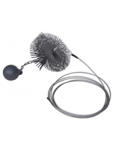 Spazzola Rotonda per Canna Fumaria Diametro 20 cm