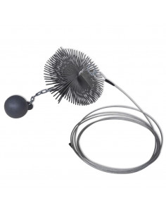 Spazzola Rotonda per Canna Fumaria Diam 25 cm 2