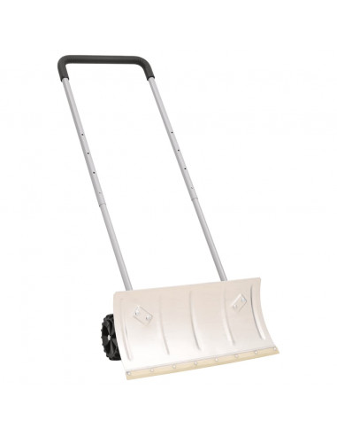 Pala da Neve con Manico Allungabile Argento 61 cm Lama Acciaio