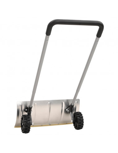 Pala da Neve con Manico Allungabile Argento 61 cm Lama Acciaio