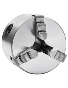 Mandrino per Tornio a 3 Griffe Autocentrante 80 mm in Acciaio 2