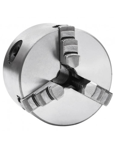 Mandrino per Tornio a 3 Griffe Autocentrante 80 mm in Acciaio