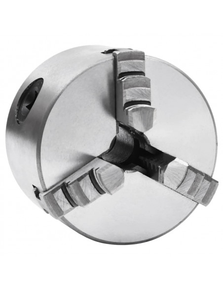 Mandrino per Tornio a 3 Griffe Autocentrante 80 mm in Acciaio