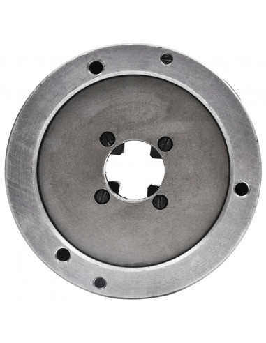 Mandrino per Tornio a 4 Griffe Autocentrante 125 mm in Acciaio