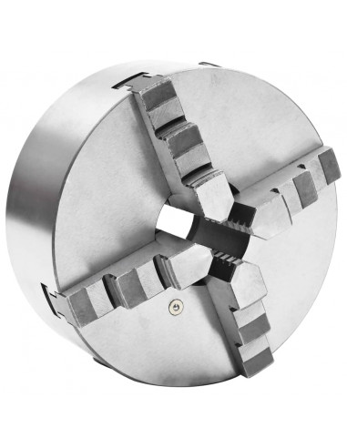 Mandrino per Tornio a 4 Griffe Autocentrante 200 mm in Acciaio