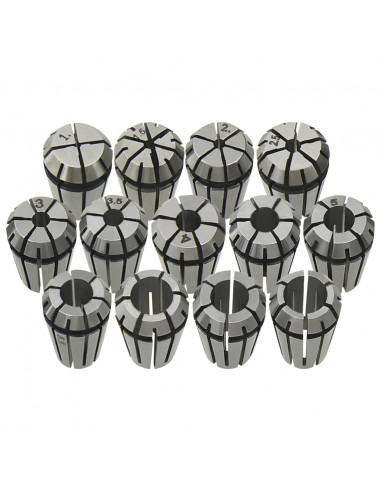 Pinze per Colletti ER11 Set Utensili per Tornitura 13 pz