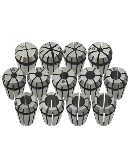 Pinze per Colletti ER11 Set Utensili per Tornitura 13 pz