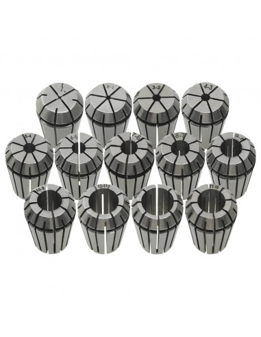 Pinze per Colletti ER20 Set Utensili per Tornitura 13 pz