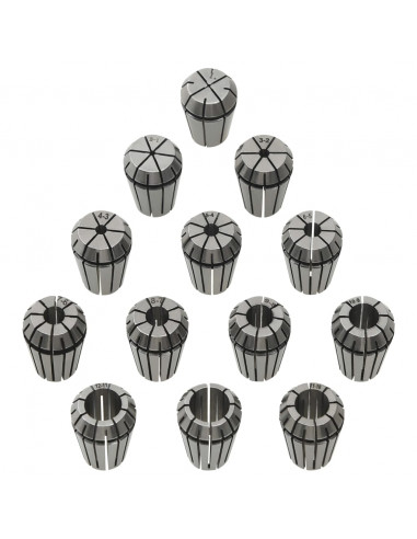 Pinze per Colletti ER20 Set Utensili per Tornitura 13 pz