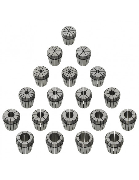 Pinze per Colletti ER32 Set Utensili per Tornitura 19 pz