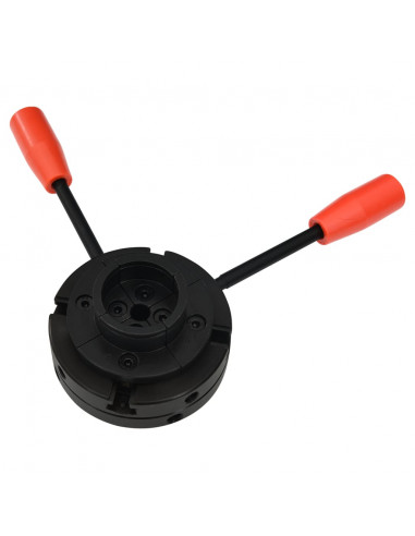 Mandrino per Legno a 4 Griffe Attacco M33 in Acciaio 100 mm