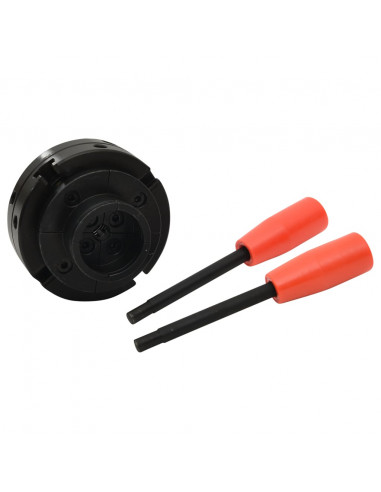 Mandrino per Legno a 4 Griffe Attacco M33 in Acciaio 100 mm