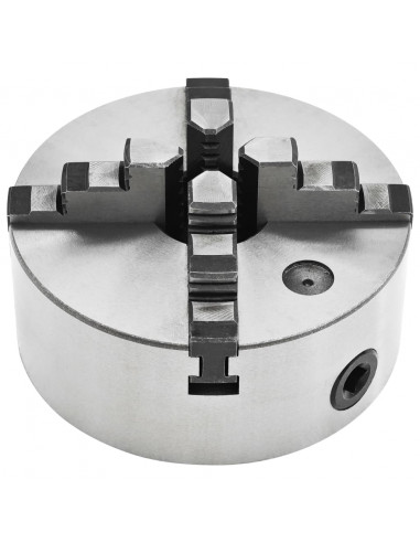 Mandrino per Tornio a 4 Griffe Autocentrante 160 mm in Acciaio