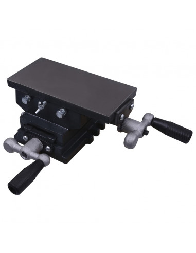 Morsa Manuale da Tavolo con Slitta Trasversale