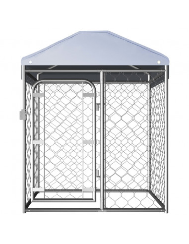 Canile da Esterno con Tetto 100x100x125 cm