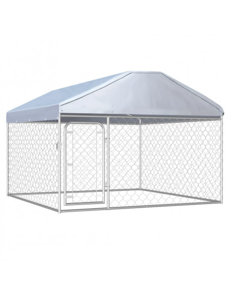 Canile da Esterno con Tetto 200x200x135 cm