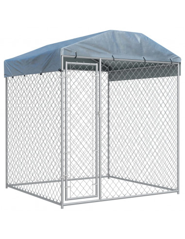 Canile da Esterno con Tetto 193x193x225 cm