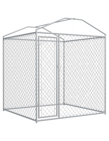 Canile da Esterno con Tetto 193x193x225 cm