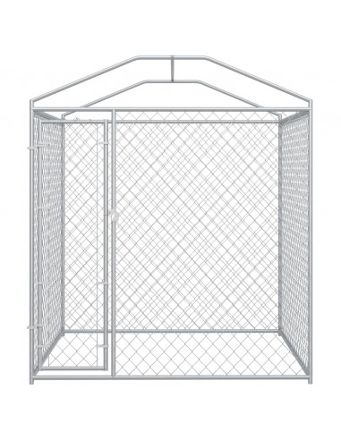 Canile da Esterno con Tetto 193x193x225 cm