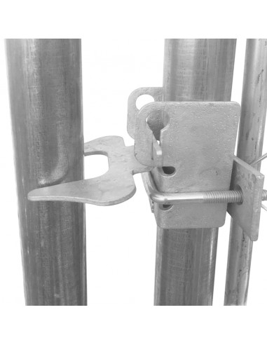 Canile da Esterno con Tetto 382x382x225 cm