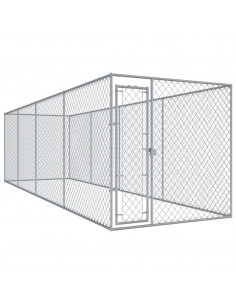 Recinzione per Cani da Esterno 760x192x185 cm 2