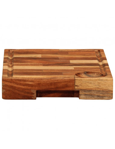 Tagliere 30x21x4 cm in Legno Massello di Acacia