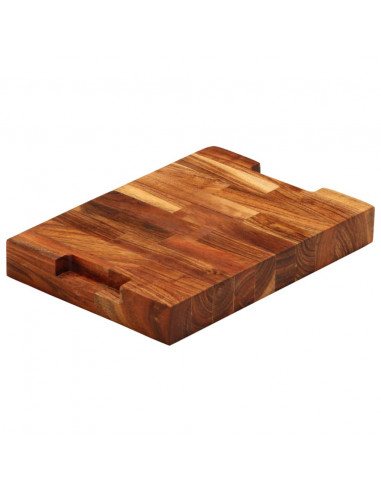 Tagliere 30x21x4 cm in Legno Massello di Acacia