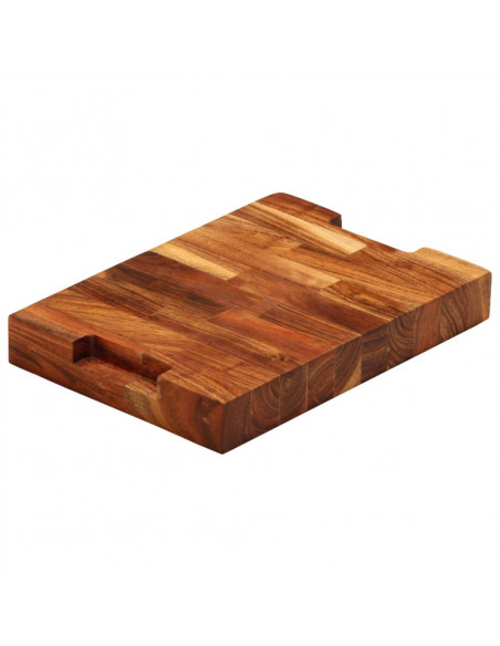 Tagliere 30x21x4 cm in Legno Massello di Acacia