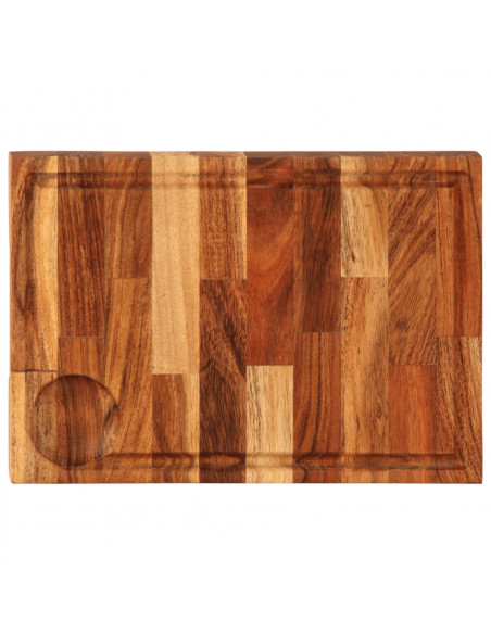 Tagliere 30x21x4 cm in Legno Massello di Acacia