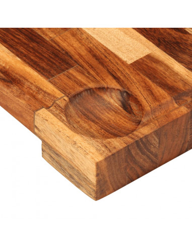 Tagliere 30x21x4 cm in Legno Massello di Acacia