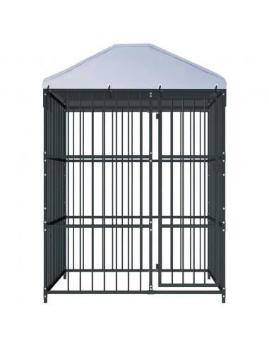 Canile da Esterno con Tetto 150x150x210 cm