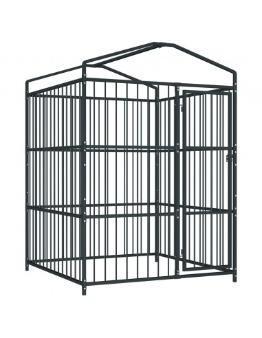 Canile da Esterno con Tetto 150x150x210 cm