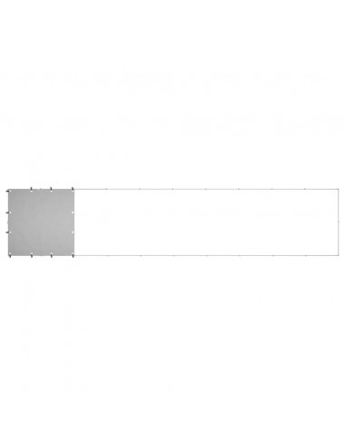 Gabbia per Cani Argento 6,05 m² in Acciaio