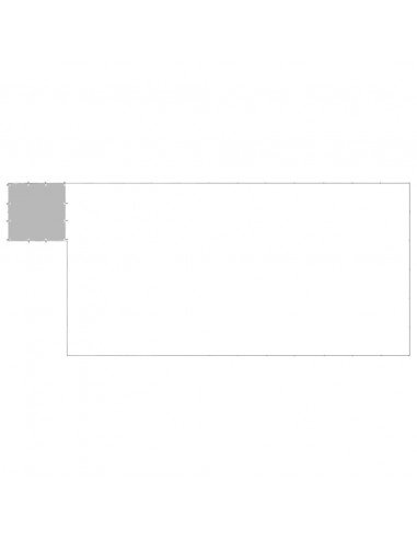 Gabbia per Cani Argento 22,99 m² in Acciaio