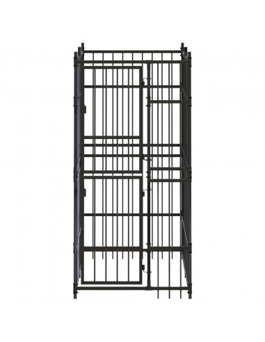 Gabbia per Cani da Esterno in Acciaio 1,84 m²