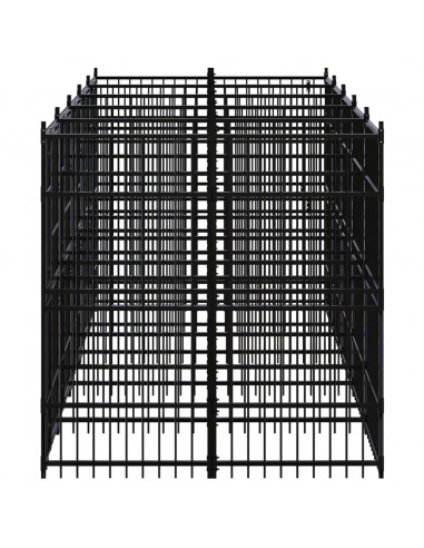 Gabbia per Cani da Esterno in Acciaio 9,22 m²