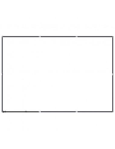 Gabbia per Cani da Esterno in Acciaio 5,53 m²