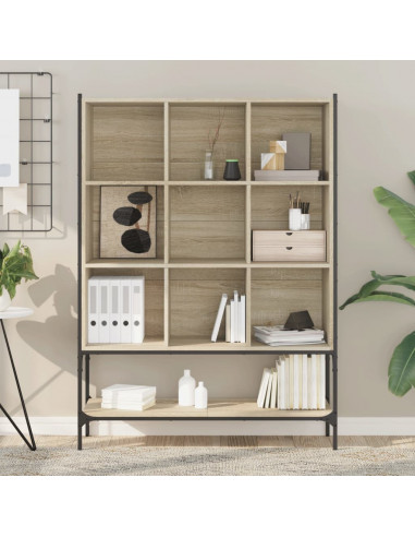 Libreria Rovere Sonoma 102x30x141,5 cm in Legno Multistrato