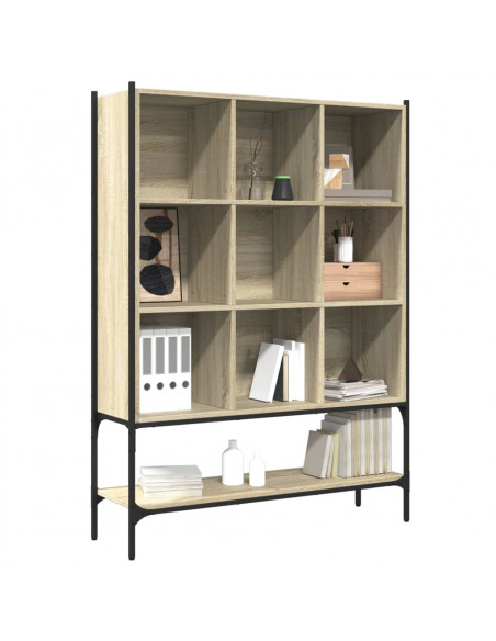Libreria Rovere Sonoma 102x30x141,5 cm in Legno Multistrato