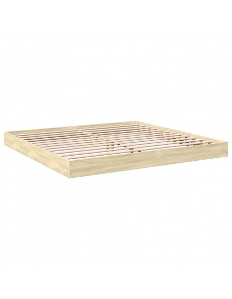 Giroletto Rovere Sonoma 180x200 cm in Legno Multistrato