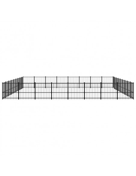 Gabbia per Cani da Esterno in Acciaio 67,74 m²