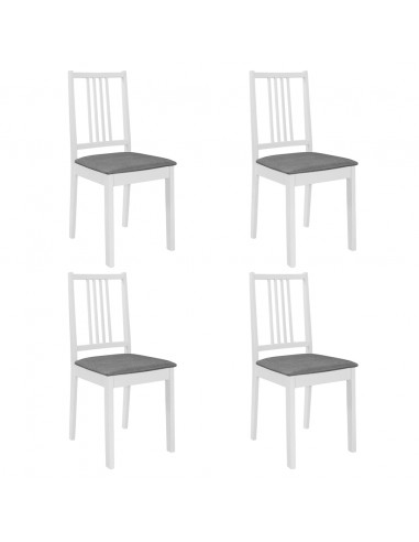Set per Sala da Pranzo 5 pz in MDF Bianco