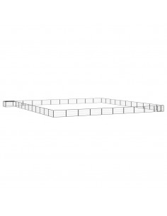 Box Cani 44 Pannelli Nero 100x50 cm Acciaio Verniciato Polvere 2