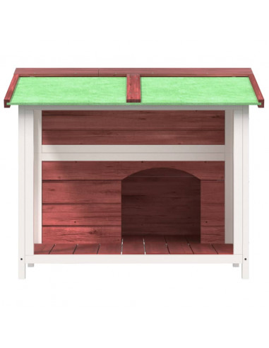 Cuccia per Cani Moka 96x87x80,5 cm in Legno Massello di Pino