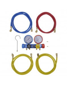 Set Manometro a 4 Vie per Condizionatore d'Aria 2